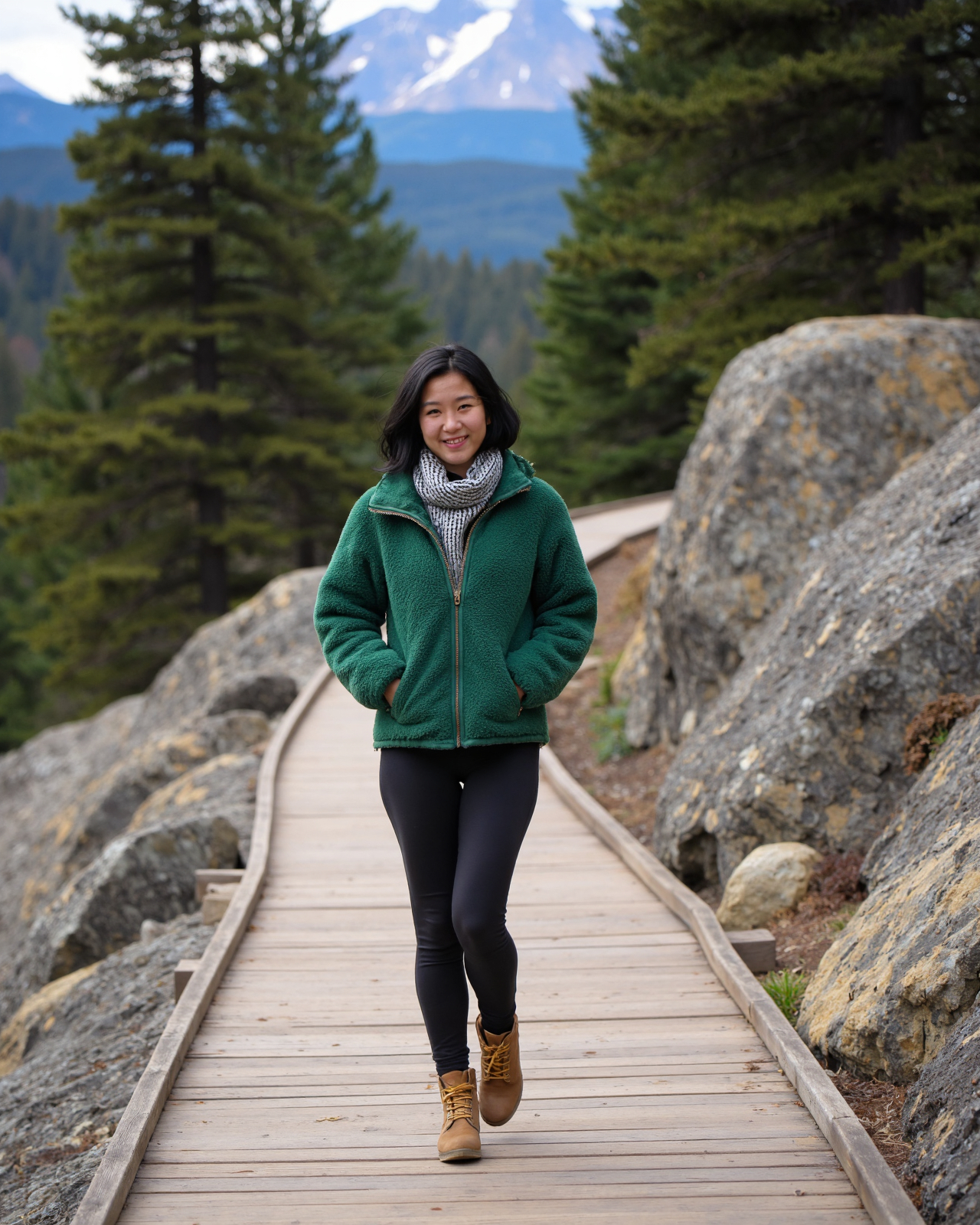 Template example Mountain Retreat 3 (female)